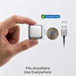 Coin-sized compact design